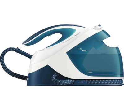 PHILIPS PerfectCare Performer GC8715/20 Steam Generator Iron - Teal & White PHILIPS PerfectCare Performer GC8715/20 Steam Generator Iron - Teal & White
